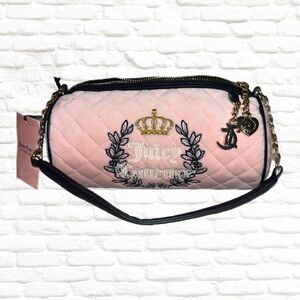 Juicy Couture Royal Crown Pink Barrel Bag